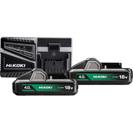Hikoki BSL1840M Pack 2 Batteries Lithium Ion 18 Volts