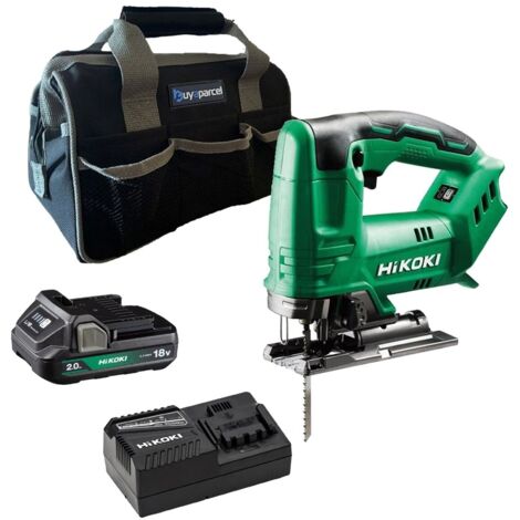 Hikoki CJ18DAW4Z 18V Top Handle Jigsaw + X1 2.0AH Battery + Charger + Bag