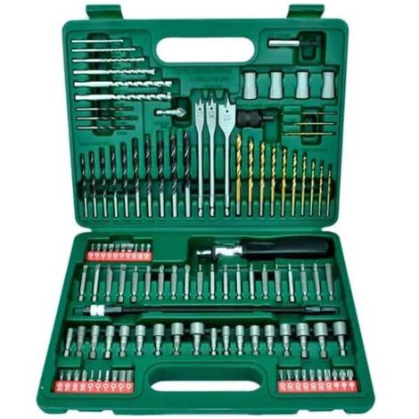 Hikoki – Coffret de vissage et perçage 112 pièces – Accessoires pour perceuse-visseuse – Mèches pour bois, métal et béton – Format compact