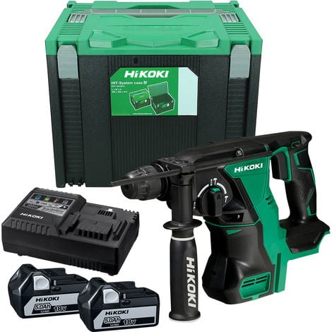 HiKOKI DH18DBL/JP 18V Brushless SDS Plus Hammer Drill Cordless Kit INC 2 X 5.0AH BATTS