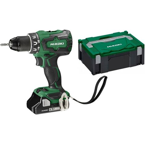 HiKOKI DV18DBSLWQZ Perceuse visseuse à percussion sur accu - 18V - 3.000 mAh - 70 Nm