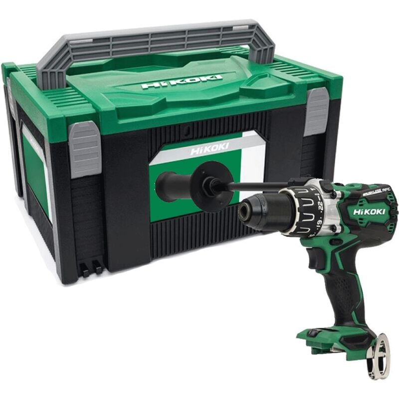 DV18DBXL 18V Cordless Brushless Combi Drill - Body Only & Case - Hikoki