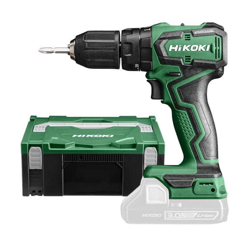 Perceuse-Visseuse à percussion 18V Hikoki DV18DDW2Z 55 Nm en coffret hsc ii - Machine nue