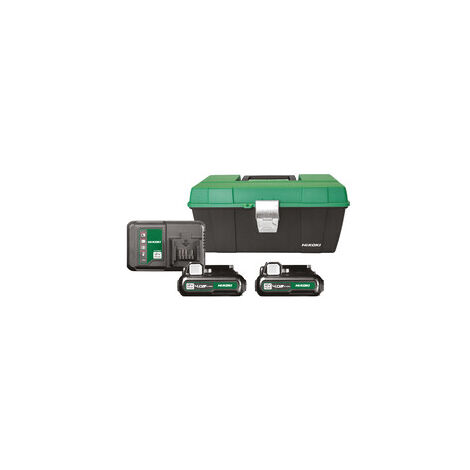 HIKOKI/HITACHI PACK BATTERIA HKA901240V 12V 2X4AH + CARICATORE