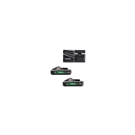 HIKOKI/HITACHI PACK BATTERIA UC18YFSLWEZ 18V 2X4AH+CARICATORE
