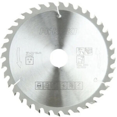 HIKOKI LAMA PER SEGA CIRCOLARE 190 MM F.30 MM- 1,0 pz