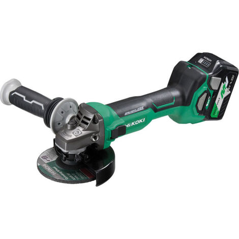 Hikoki – Meuleuse 125 mm 36V G3613DA – Moteur Brushless – Vitesse réglable 3000 à 9500 tr/min – Pour béton armé et métal - G3613DAWRZ