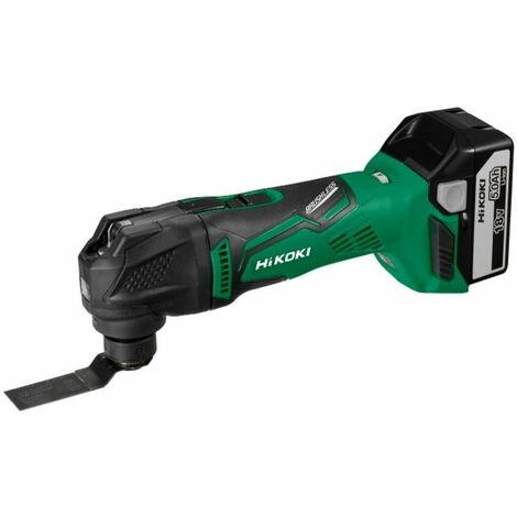 Hikoki – Outil multifonction 18V avec 2 batteries 5.0Ah – Moteur sans charbon – Système de fixation OIS – CV18DBLWPZ