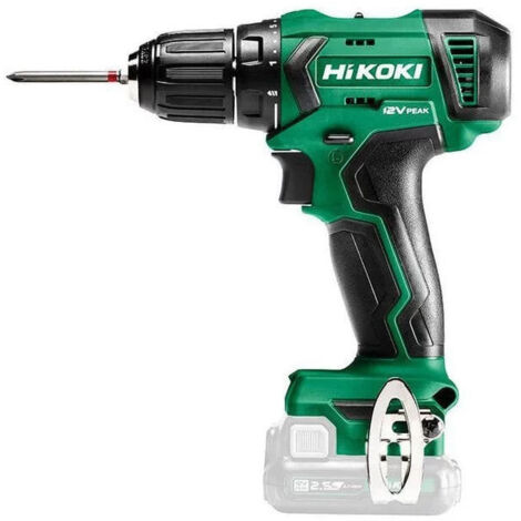 Hikoki – Perceuse-visseuse 12V avec couple 36Nm – DS12DAW4Z – Mandrin à serrage rapide – Capacité 10mm acier – Pour bois dur et teck