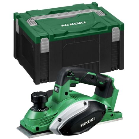 Hikoki – Rabot électrique 18V P18DSLW2 – Largeur de coupe 82 mm – Profondeur de coupe max 2 mm – Moteur Brushless pour performance pro - P18DSLW2Z