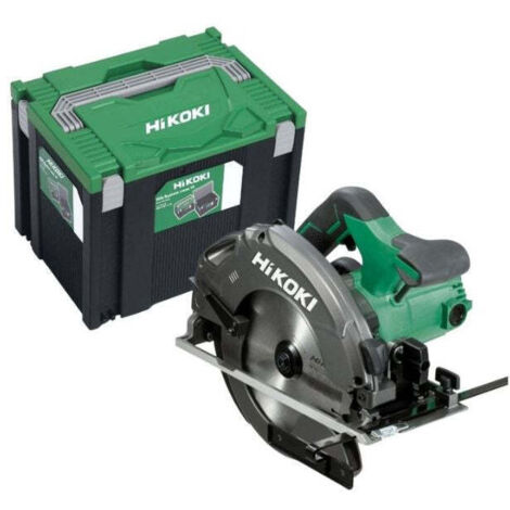 Hikoki – Scie circulaire 1300W pour bois massif – Lame 190mm – Profondeur de coupe 66mm – Vitesse 5800 tr/min – Poignée bi-matière - C7U3WBZ