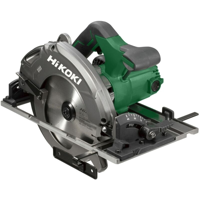 Scie circulaire Ø190 cap.66 1300W frein moteur semelle adaptrail lame bois HCase Hikoki C7BUMW1Z