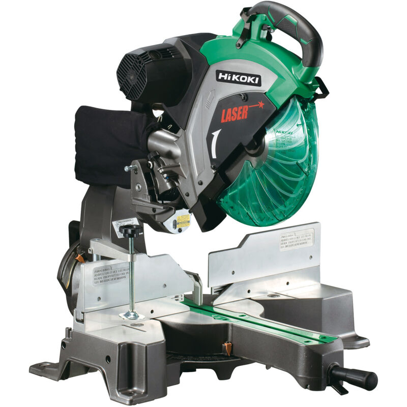 Hikoki(hitachi) - Scie radiale à coupe d'onglet Ø305mm 1520W avec laser 4000tr/min Alésage 30mm hikoki C12RSH2WAZ