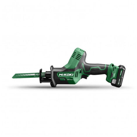 HiKOKI - Scie sabre sans fil 18 V, 2 batteries 2,5 Ah Li-Ion, chargeur CR12DAWEZ