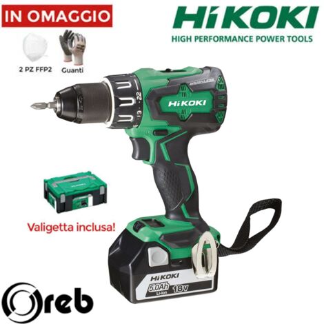 Hikoki - Trapano Avvitatore A Percussione 18V 3Ah Lion