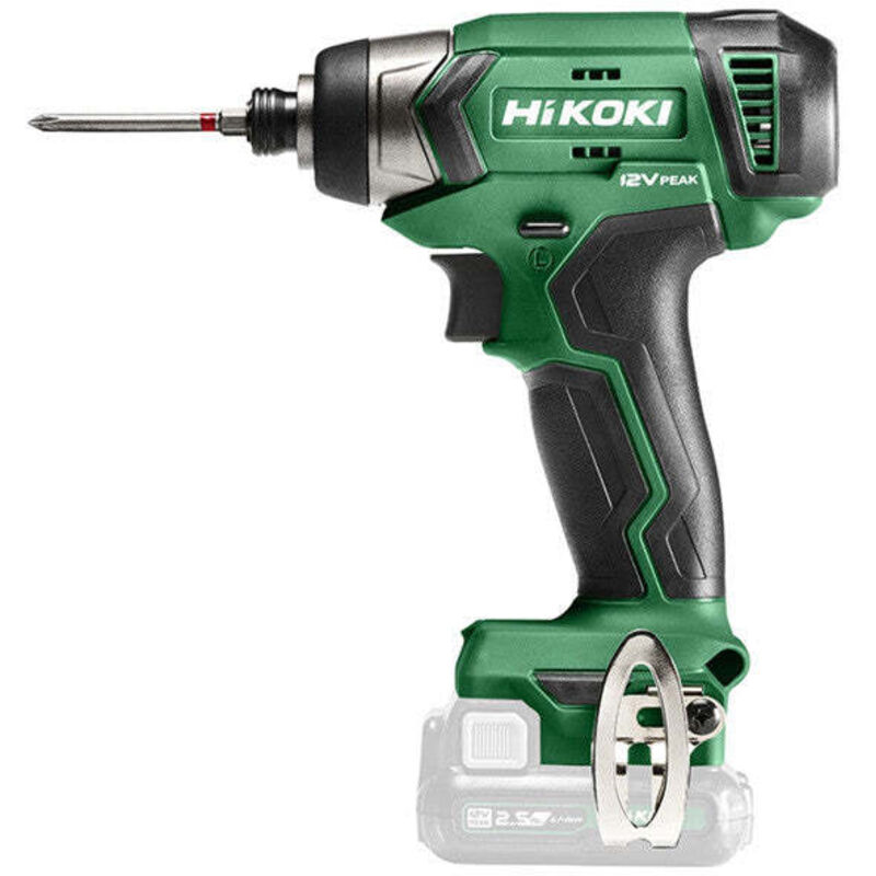 Clé à chocs à batterie Hikoki WH12DAW4Z 12 v 110 Nm, corps hexagonal 1/4' uniquement