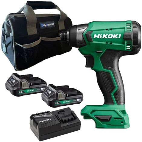 Hikoki WH18DAW4Z 18v Impact Driver 140Nm + X2 2AH Battery + Charger + Bag