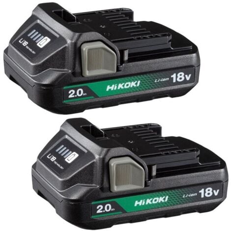 HiKOKI X2 BSL1820M 18V 2.0ah Li-ion Compact Battery Slide Batteries Hitachi
