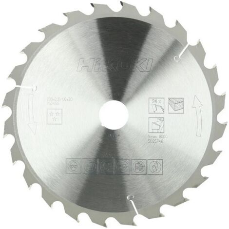 HiKOKI Zubehör - Sägeblatt Holz 235x30 mm, 24 Zähne 752455