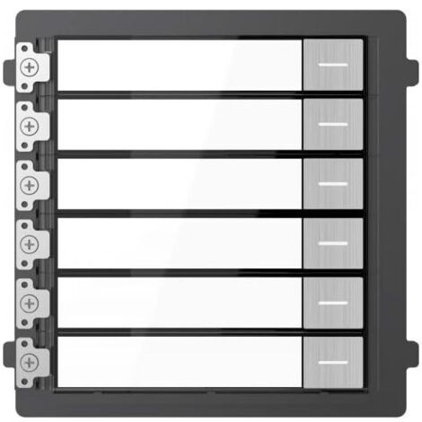 Hikvision - 305302236 - INOX, 6 appel, 6 plaque signaletique, blacklight