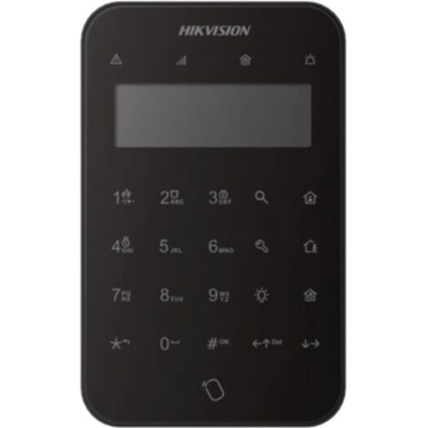 Hikvision Alarm Wireless LED Wireless LCD Keypad Black DS-PK1-LT-WE
