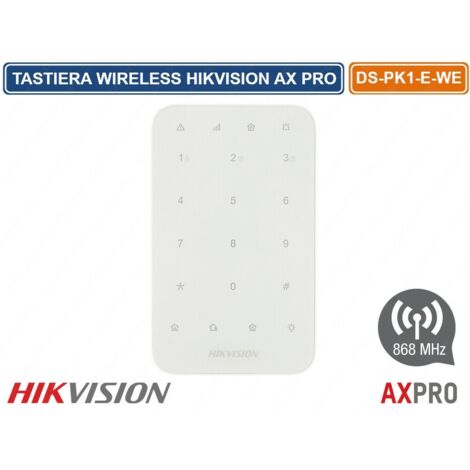 Hikvision AX Pro [DS-PK1-E-WE] Wireless de LED  Keypad