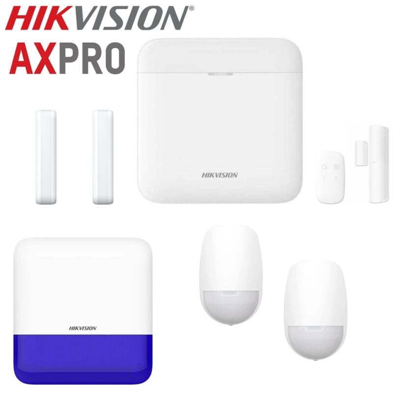 Ax pro wireless burglar alarm kit - Hikvision