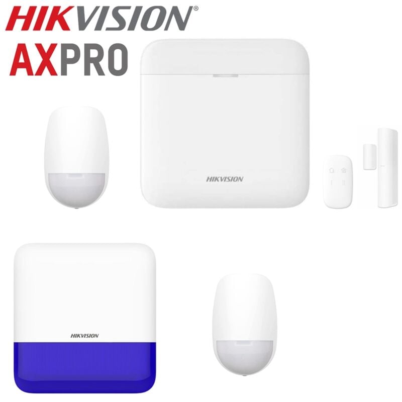 Ax pro wireless burglar alarm kit - Hikvision