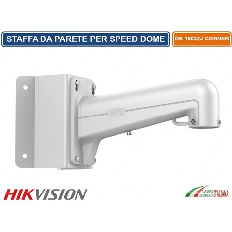 HIKVISION DS-1602ZJ-CORNER STAFFA ANGOLARE DA PARETE PER TELECAMERE SPEED DOME PTZ