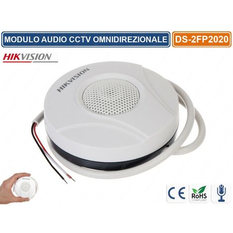 HIKVISION DS-2FP2020 MICROFONO MODULO AUDIO OMNIDIREZIONALE VIDEOSORVEGLIANZA