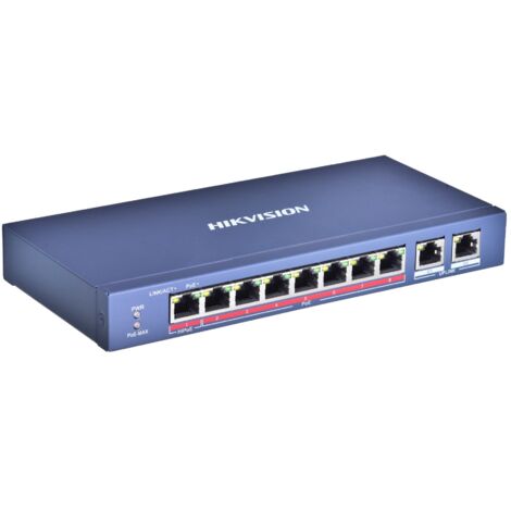 Hikvision ds-3e0310hp-e switch 301801346-8 anschlüsse