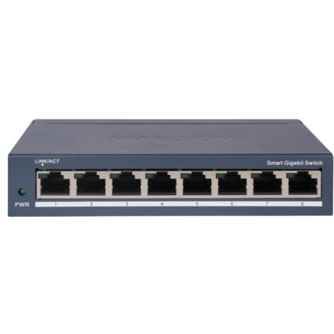 HIKVISION - DS-3E1508-EI - SWITCH GIGABIT SMART MANAGED 8 PORTE POE
