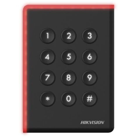 Hikvision DS-K1108AMK lector de control de acceso Lector básico de control de acceso Negro