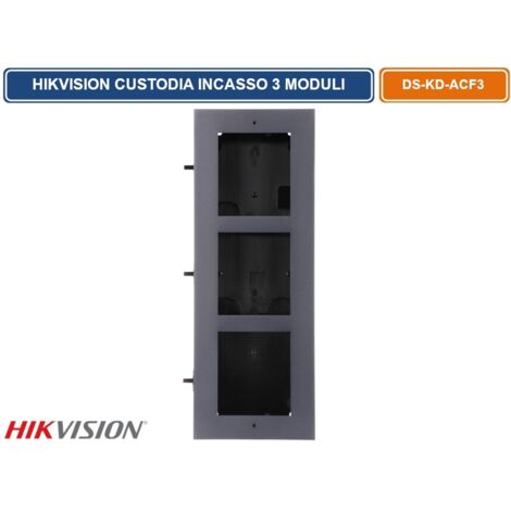 HIKVISION DS-KD-ACF3 CUSTODIA AD INCASSO 3 MODULI