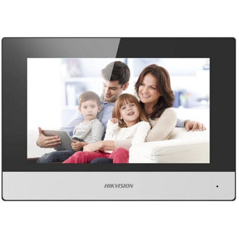 Hikvision DS-KH6320-WTE1 Monitor Display interno 7" Touch Screen Intercom POE