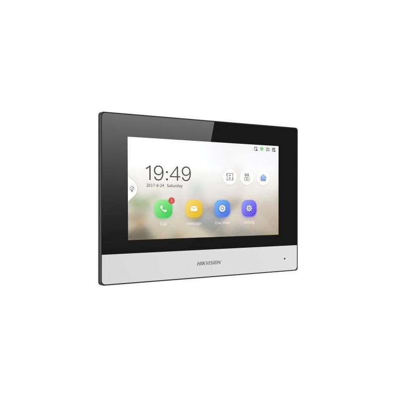 DS-KH6320Y-WTE2 moniteur d'intérieur 7' écran tactile wifi sdcard - Hikvision