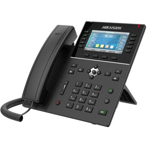 HIKVISION - DS-KP8200-HE1 - TELEFONO VOIP LCD 4.3" 20 LINEE