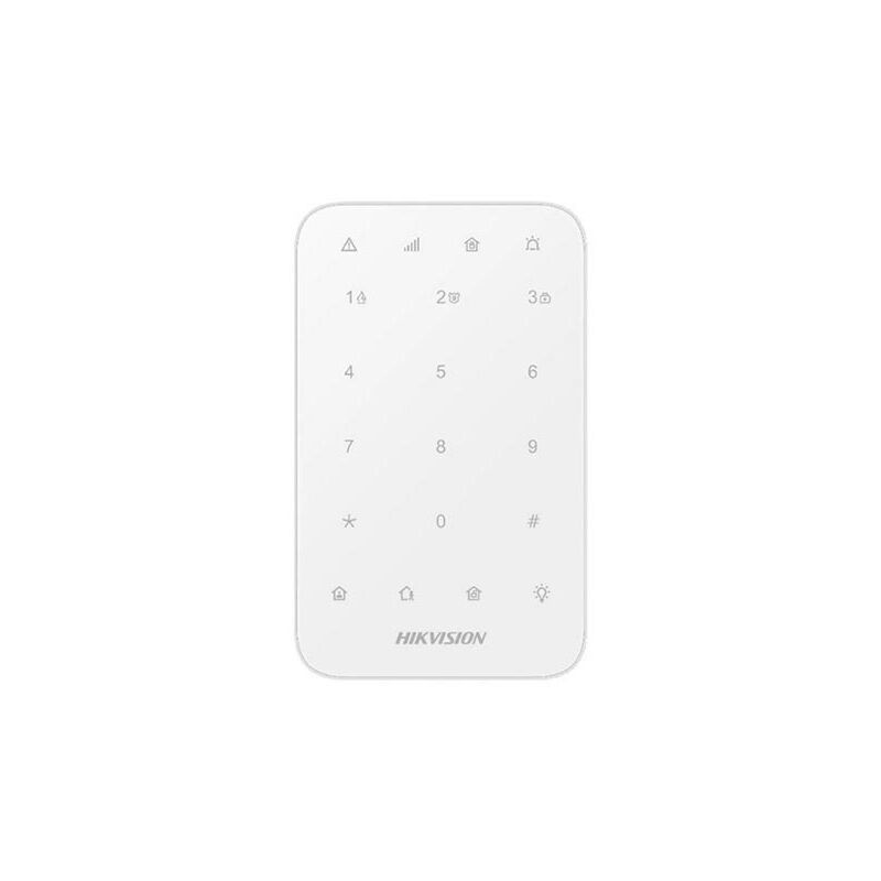 Axpro DS-PK1-E-WE Clavier tactile Keypad led Alarme interne sans fil Wireless 868MHz - Hikvision
