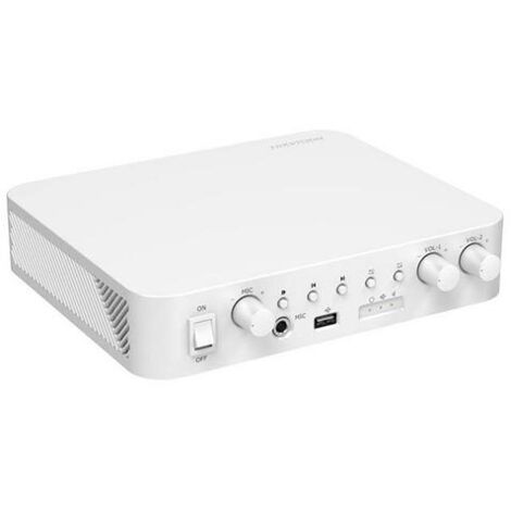 Hikvision DS-QAE0A60G1-VB Amplificatore Analogico da 60W con Ingressi Bluetooth, USB, RCA e Microfono per Sistemi di Diffusione Sonora