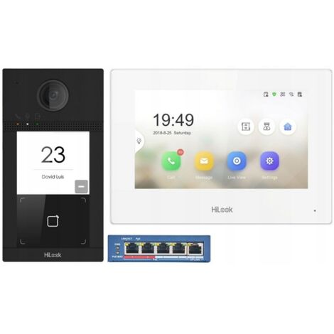 Hikvision HiLook IP-VIS-Pro-W vidéo-interphone blanc 7 pouces