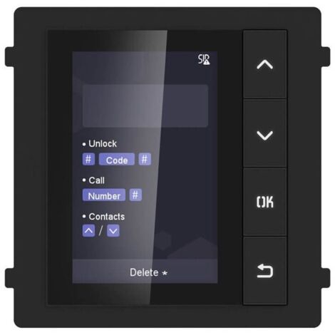 Hikvision KD8 Module écran LCD pour portier vidéo