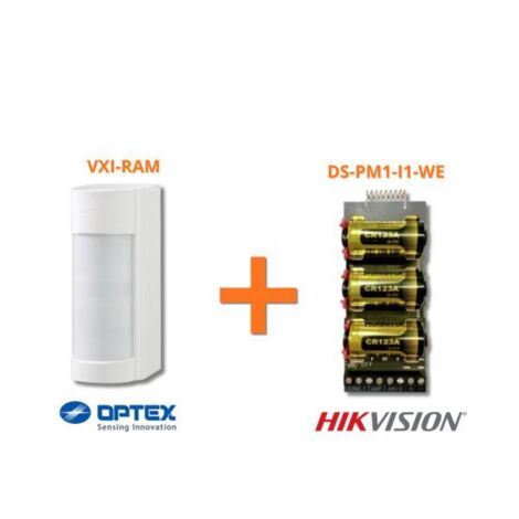 Hikvision Optex VXI-RAM infinity sensore radio infrarosso esterno + Trasmettitore - DS-PM1-I1-WE