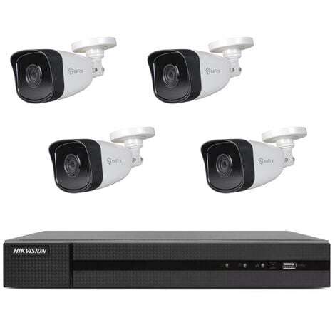 HIKVISION POE 4 KANAL NVR 2 MPX H265 CLOUD IP VIDEOÜBERWACHUNG KIT