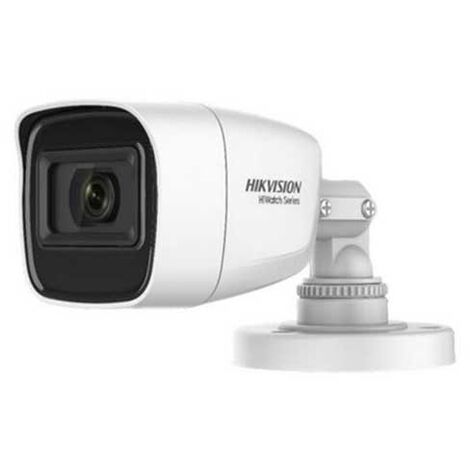 Hikvision telecamera bullet 2mp 2.8mm con microfono 4in1 TVI/AHD/CVI/CVBS FULL HD HWT-B120-MS Hiwatch series audio osd IP66