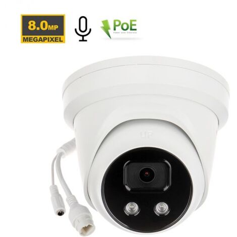 Hikvision telecamera Dome IP 8Mp Ottica 2.8 mm Poe IR 30 m - DS-2CD2386G2-I F
