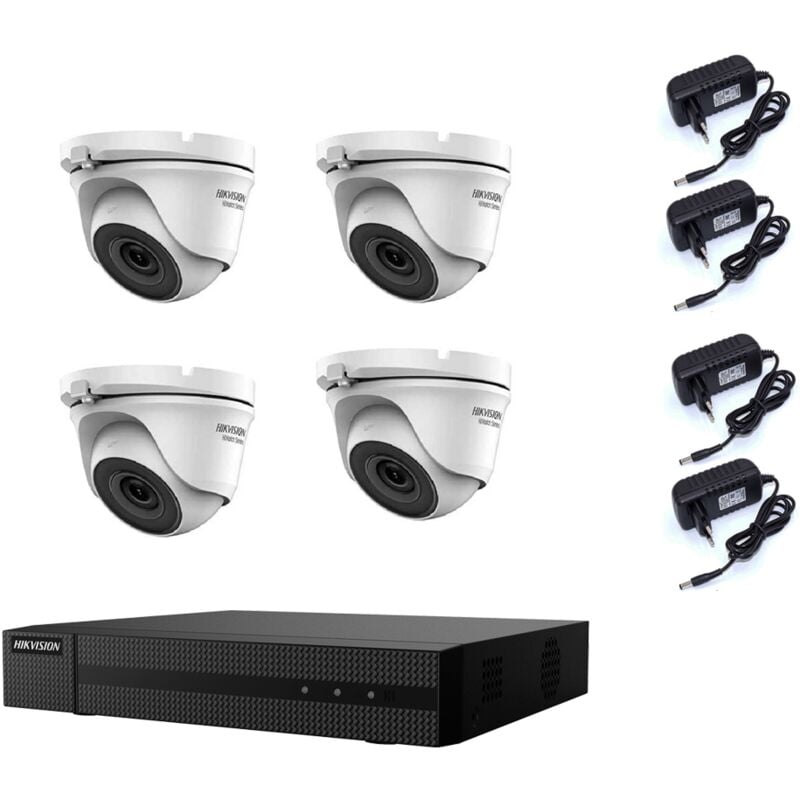 Hikvision - video surveillance kit dvr 4 canaux 4 cameras 2 mpx