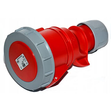 HILARK PRISES ET FICHES - ACCESSOIRES POUR CÂBLES ÉLECTRIQUES - PAQUET DE 10 (ROUGE) PCE 2152-6