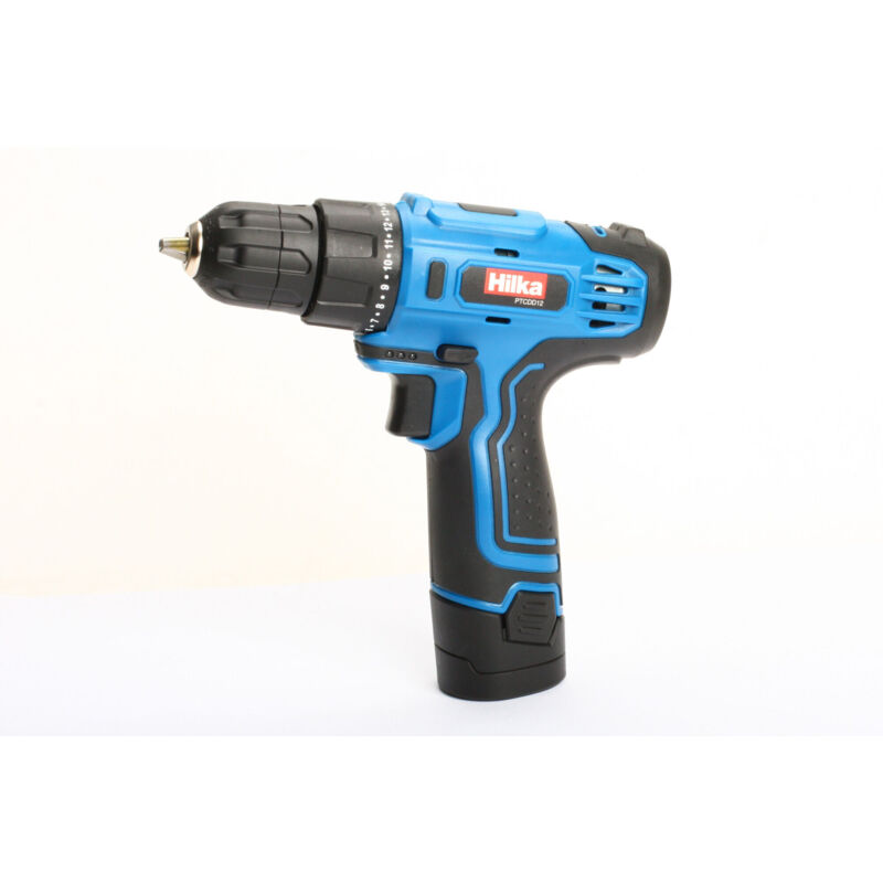 Hilka - 12V li-ion cordless battery drill driver screwdriver 10MM keyless PTCDD12