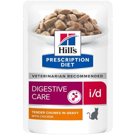 Hills Prescription Diet I/D GastroIntestinal Health Cat Pollo - Bustina 85 Gr - Cibo Umido Gatti