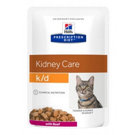 Hills Prescription Diet k/d Cat Pollo Renal Health - Bustina 85 Gr - Cibo Umido Gatti